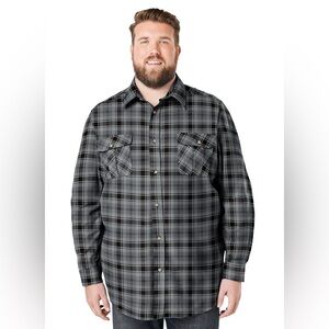 KingSize Men's Big & Tall Signature Plaid Flannel Shirt
